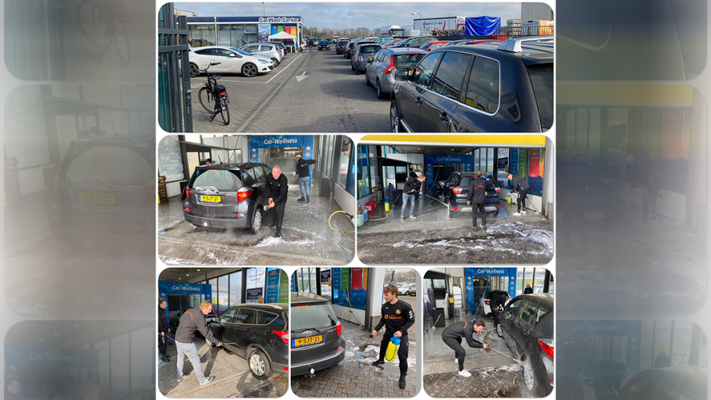 S.V. Nieuwleusen helpt Stichting Hand in Hand door auto&#8217;s te wassen