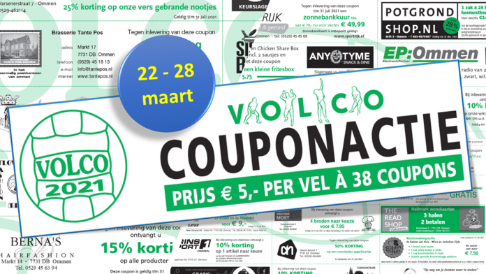 Volop voordeel met Volco couponactie. Volco support the Locals!